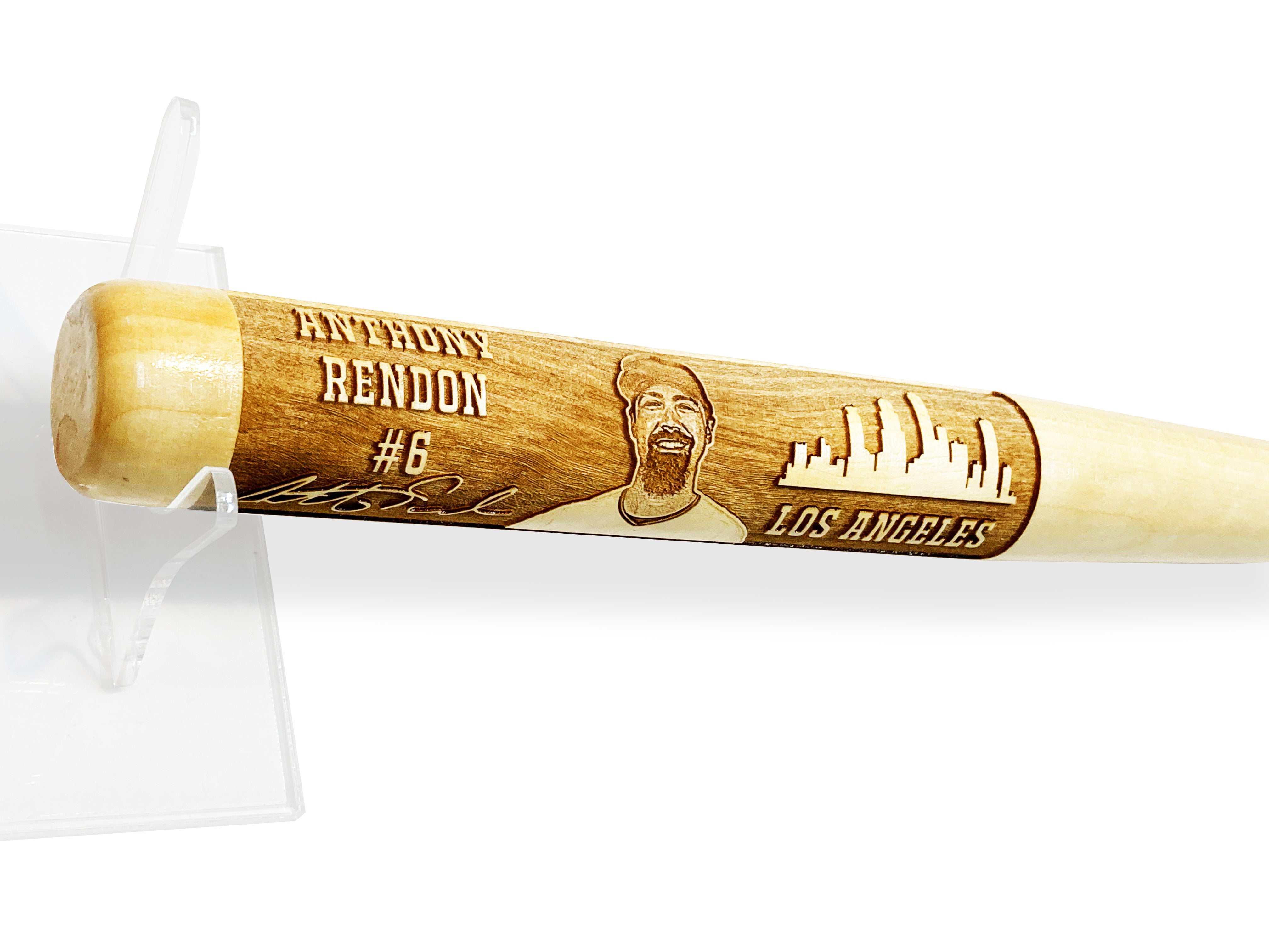 Anthony Rendon Laser-Engraved Wood Baseball Bat