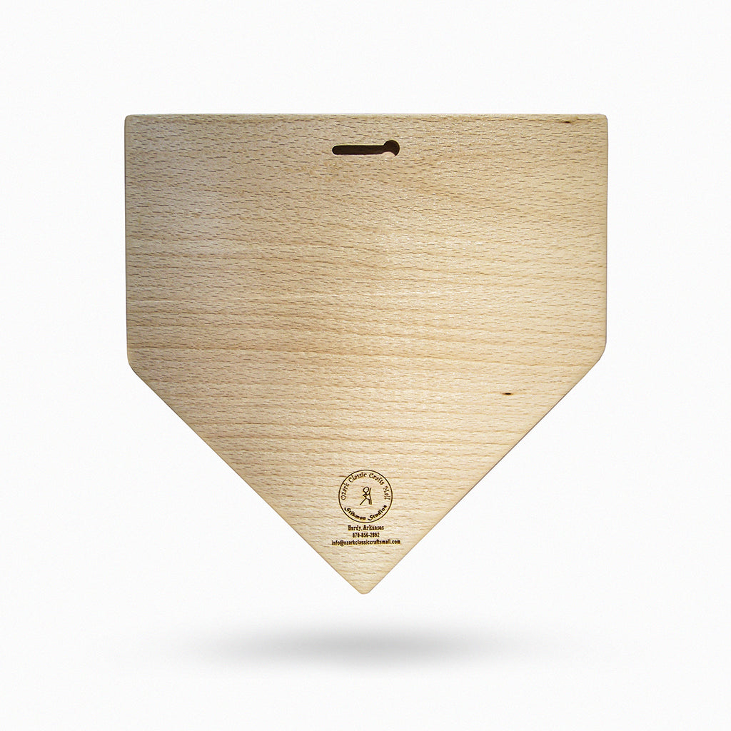 New York Mets Laser-Engraved Wood Skyline Home Plate