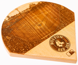 Boston Red Sox Laser-Engraved Wood Stadium Plate