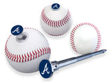 Atlanta Braves Baseball With Built-In Pen
