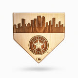 Houston Astros Laser-Engraved Wood Skyline Home Plate