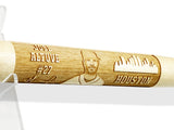 Jose Altuve Laser-Engraved Wood Baseball Bat