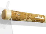 Lorenzo Cain Laser-Engraved Wood Baseball Bat