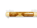 Manny Machado Laser-Engraved Wood Baseball Bat