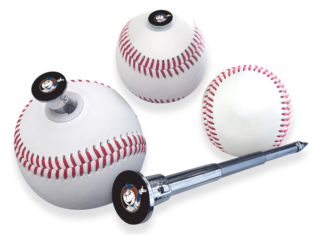 New York Mets Mascot Baseball With Built-In Pen