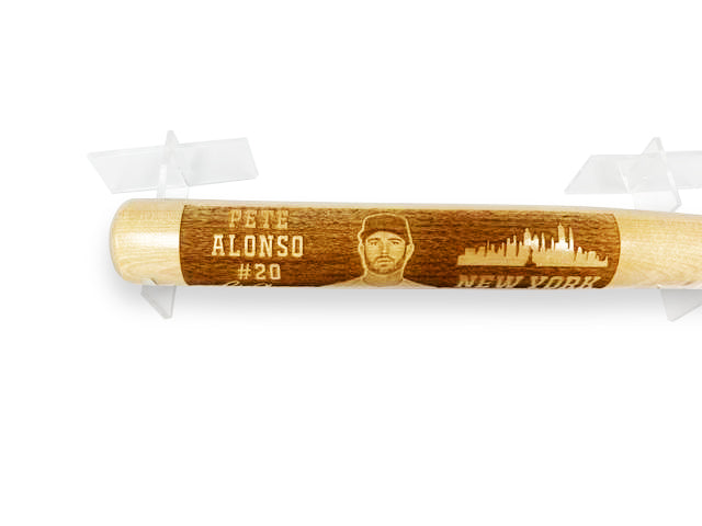 Pete Alonso Laser-Engraved Wood Baseball Bat