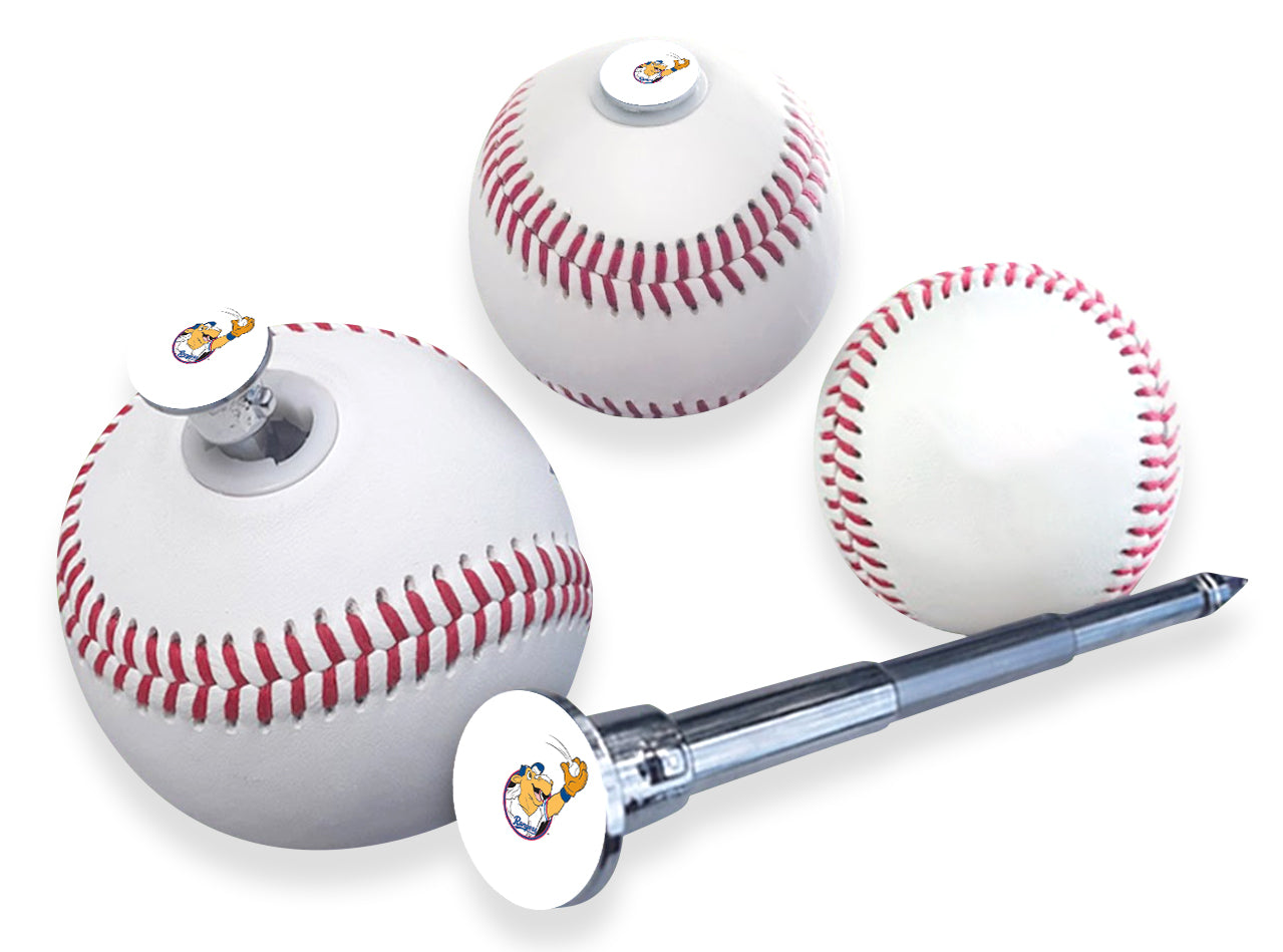 Texas Rangers Mascot Baseball With Built-In Pen
