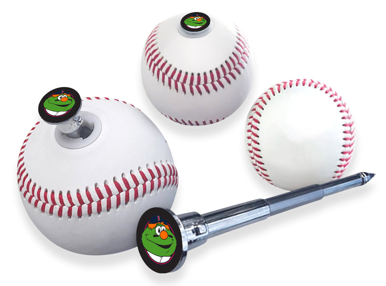 Boston Red Sox Mascot Baseball With Built-In Pen