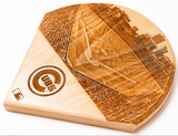 Chicago Cubs Laser-Engraved Wood Stadium Plate
