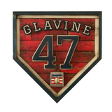 Handmade Hall Of Fame Heritage Home Plate: Tom Glavine #47