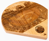 New York Mets Laser-Engraved Wood Stadium Plate