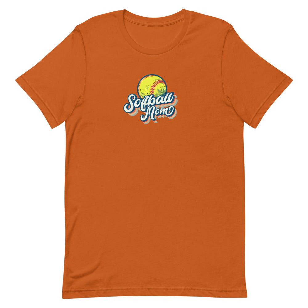 Softball Mom Retro Short-Sleeve T-Shirt