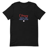 Classy Until The First Pitch (Dark) Short-Sleeve T-Shirt