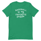 Baseball Is My Favorite Season (Light) Short-Sleeve T-Shirt