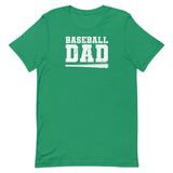 Baseball Dad 3 White Short-Sleeve T-Shirt