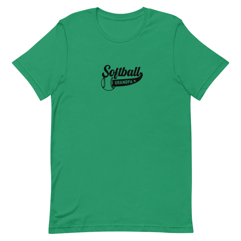 Softball Grandpa (Dark) Short-Sleeve T-Shirt