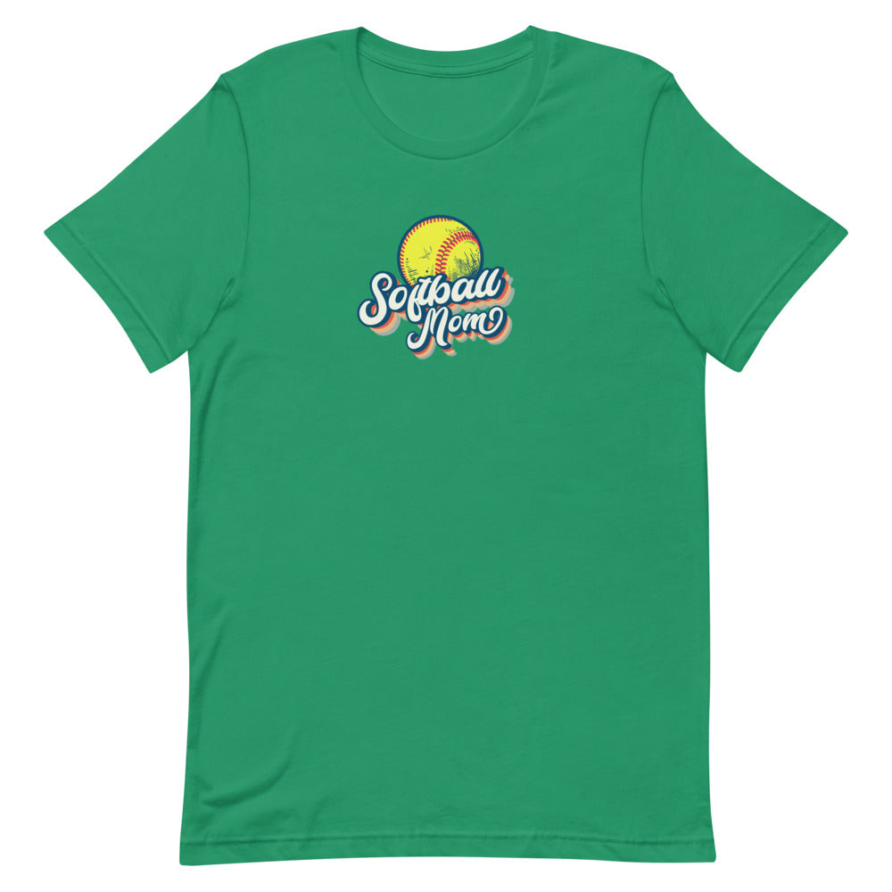 Softball Mom Retro Short-Sleeve T-Shirt