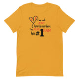 Grandma Number 1 Fan (Dark) Short-Sleeve Unisex T-Shirt