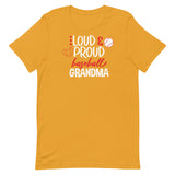 Loud & Proud Baseball Grandma (Light) Short-Sleeve T-Shirt
