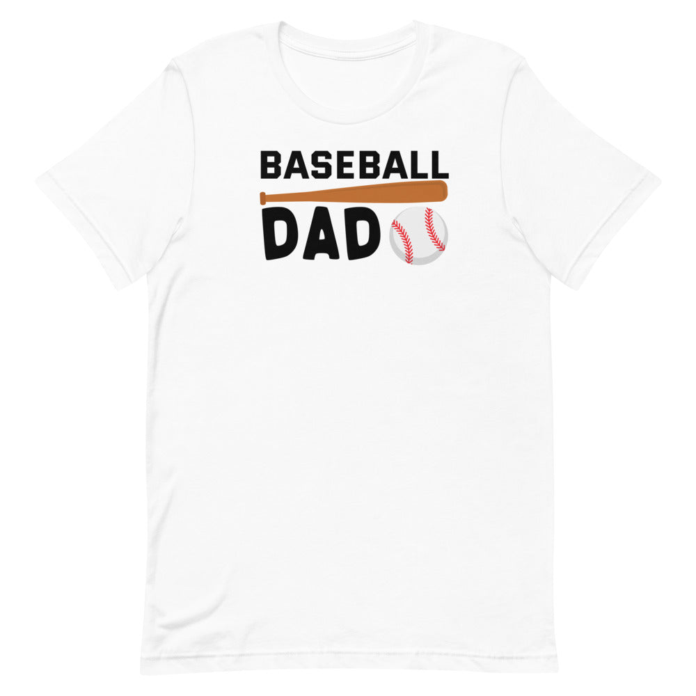 Baseball Dad (Dark) Short-Sleeve T-Shirt