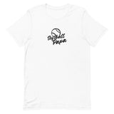 Softball Papa (Dark) Short-Sleeve T-Shirt